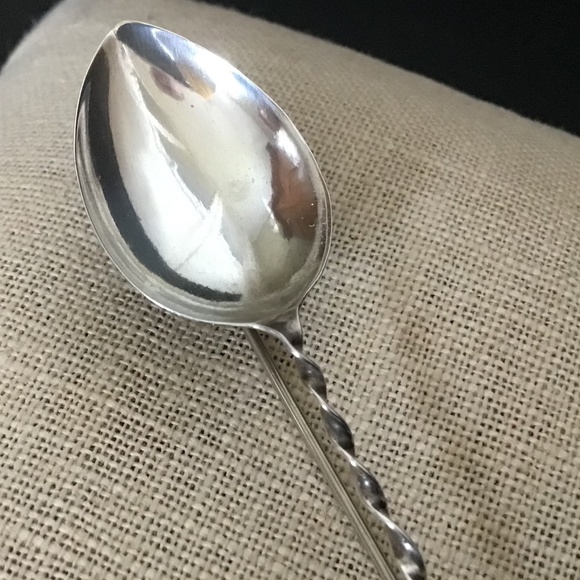 Sterling Silver Vintage Spoon Brooch Pin - Picture 6 of 15